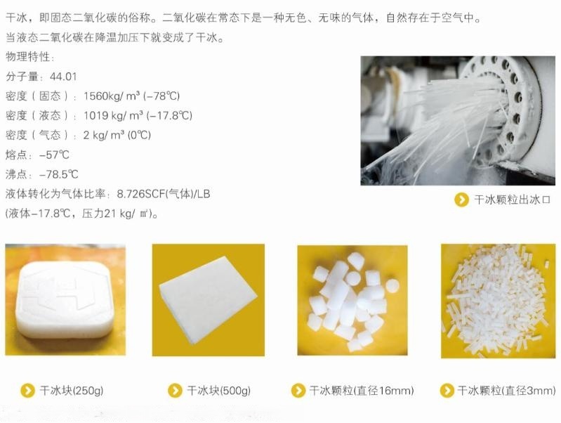 武漢干冰顆粒干冰塊食品級工業級湖北供貨