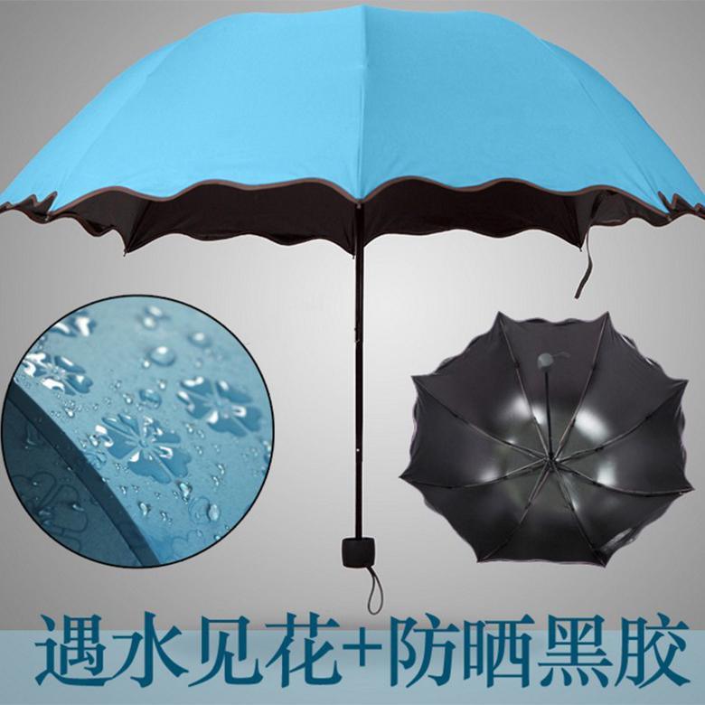 雨傘廠家現貨批發直銷三折雨傘 自開收商務折疊傘 晴雨傘